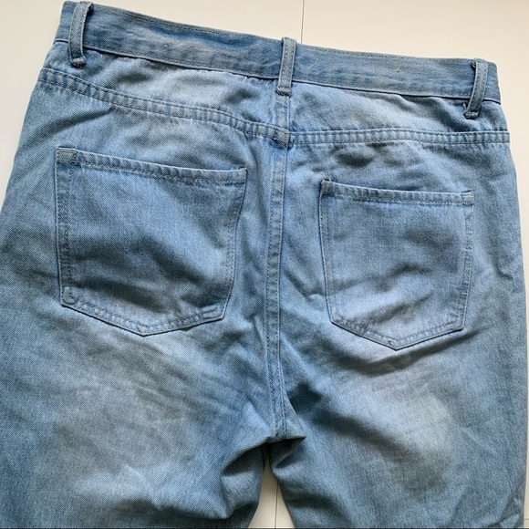 Forever 21 Straight Leg Blue Jeans - Picture 7 of 9